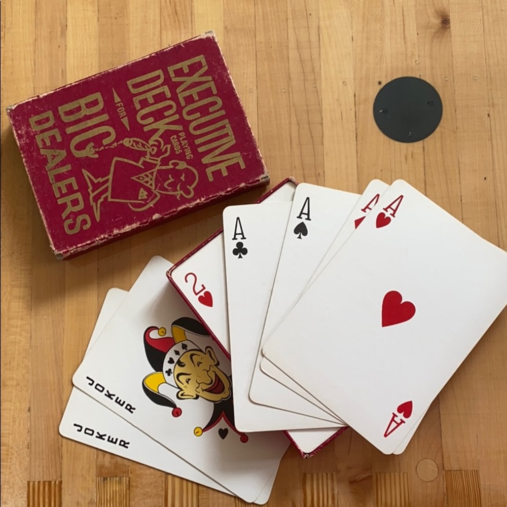 Vintage Executive Deck Playing Cards